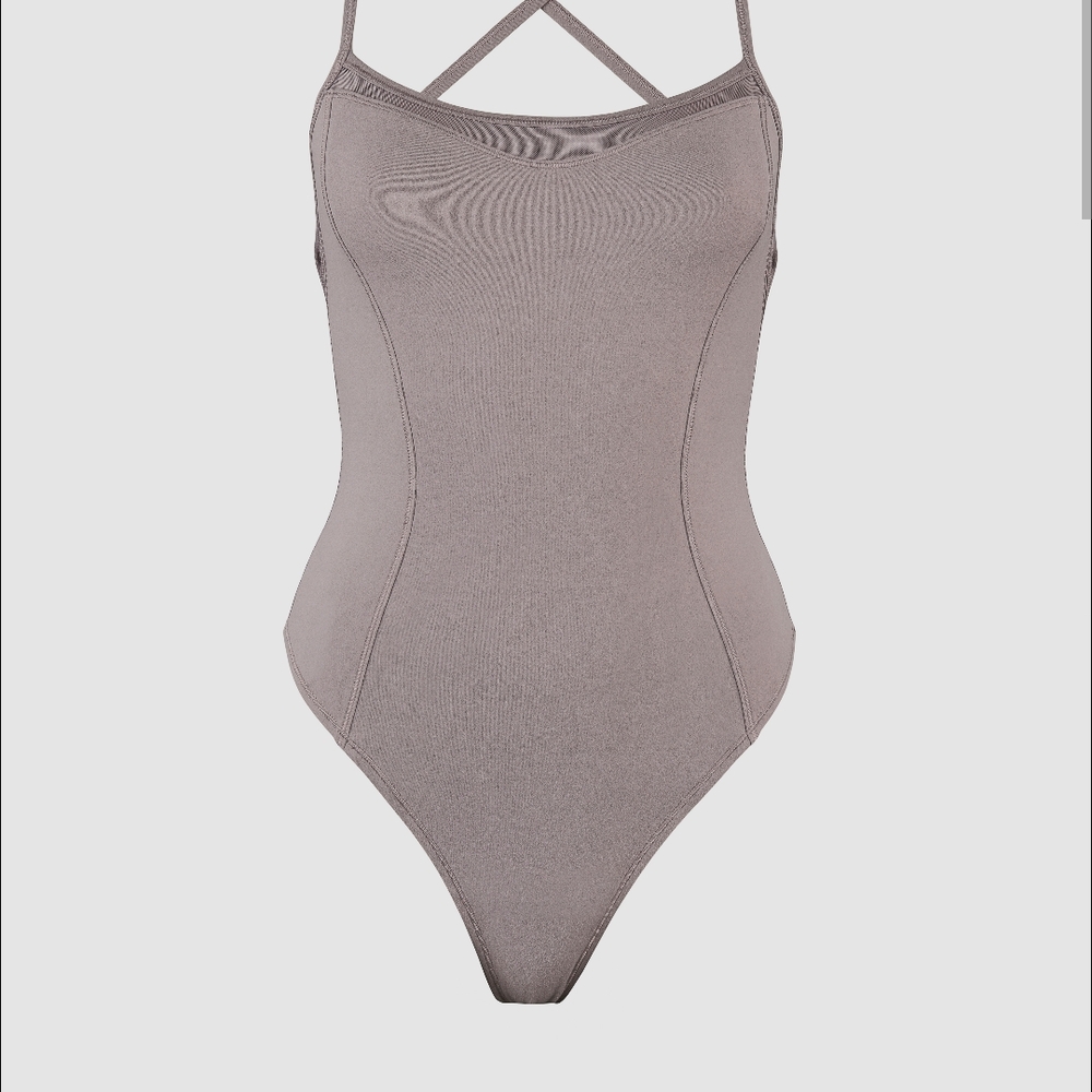 lululemon athletica Grey Purple Bodysuit Leotard - Picture 2 of 6